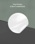 Vinyl Stickers with Gloss OR Matte Lamination (CIRCLE)