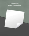Vinyl Stickers with Gloss OR Matte Lamination (SQUARE)