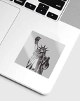 Gold OR Silver Metallic Vinyl Stickers