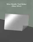 Gold OR Silver Metallic Vinyl Stickers