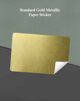Gold OR Silver Metallic Paper Stickers