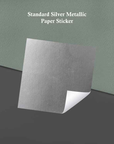 Gold OR Silver Metallic Paper Stickers