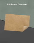 Kraft Textured Paper Stickers
