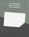 Ultra-Permanent Gloss OR Matte Paper Stickers