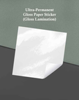 Ultra-Permanent Gloss OR Matte Paper Stickers