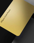 200GSM Gold / Silver / White Plastic Business Cards