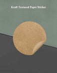 Kraft Textured Paper Stickers